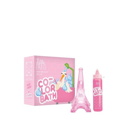 LITTLE PARIS COLOR BATH PINK COFRE EDC ( TORRE PINK X 50 ML + JABÓN COLOR PARA PINTAR)