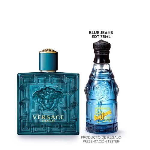 EROS PARFUM 100ML + BLUE JEANS EDT