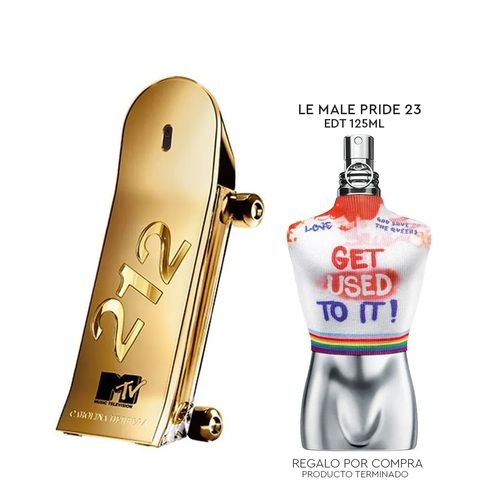 212 HEROES MTV MEN EDT 90ML + LE MALE PRIDE EDT
